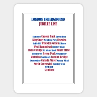 London Underground: Jubilee Line Magnet